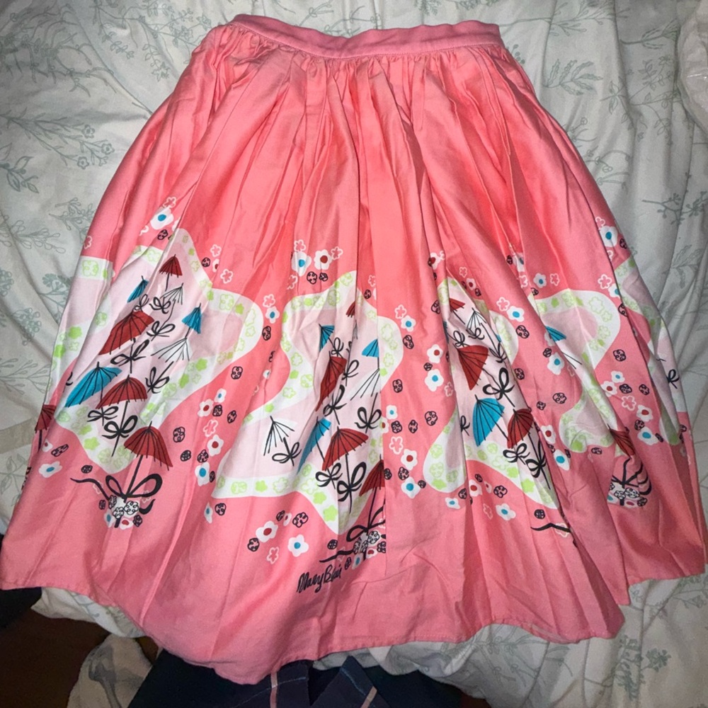 Pin Up Couture Mary Blair Umbrella Jenny Skirt size L